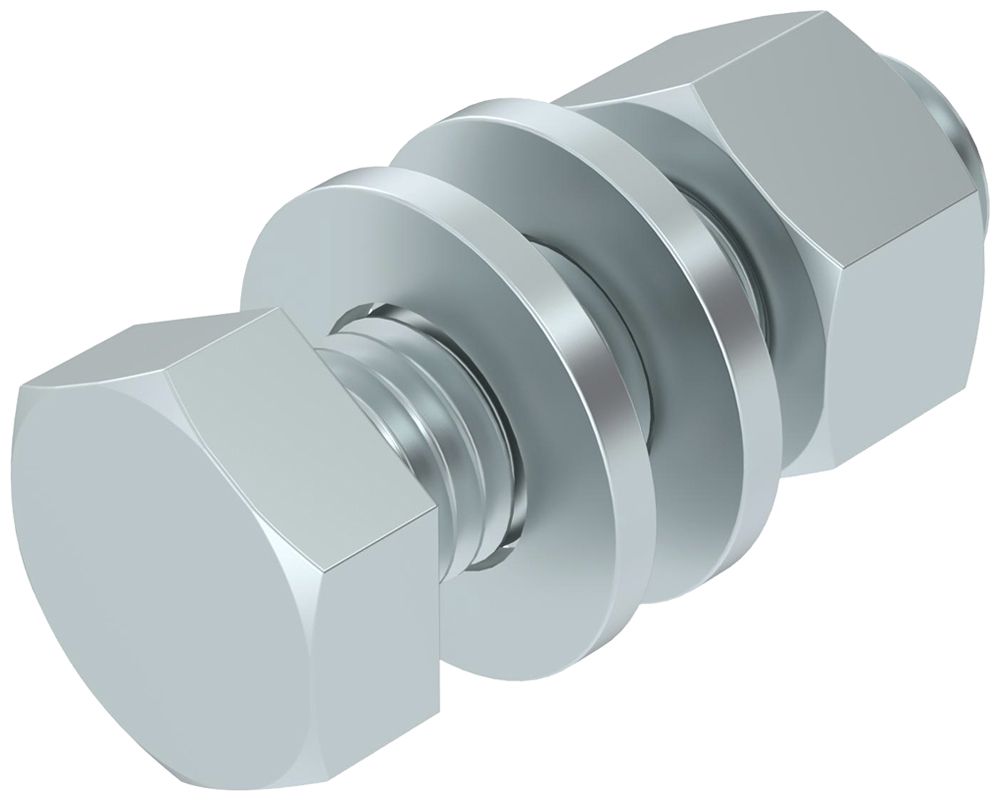 Sechskantschraube BET SKS M12×40mm 1×Mutter M12 2×U-Scheibe Ø13×23mm