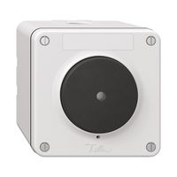 Contatto suoneria luminoso NAP NEVO c.etichetta, 16A, 230 VAC, bianco