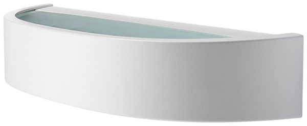 Applique LED SG Curve 7W 600lm 830 IP65 VAR indirect 320×103mm blanc