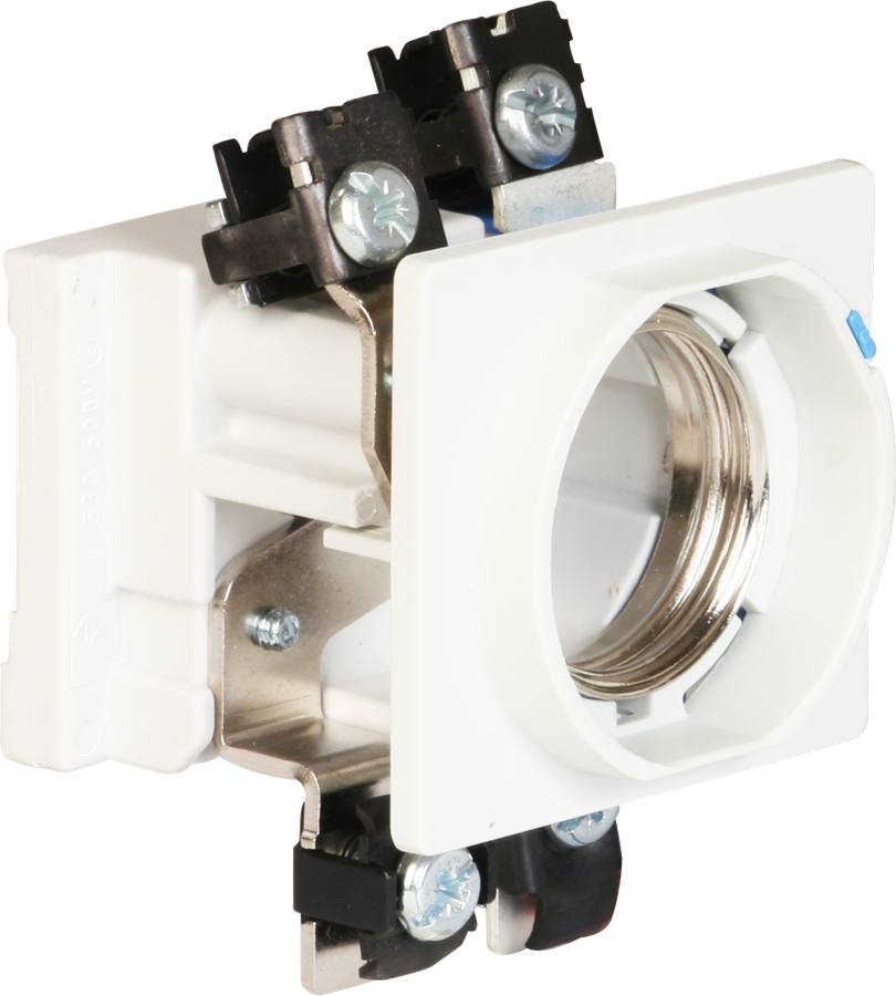 EB-Sicherungselement Hager DIII 63A Frontabd. rund EB-Tiefe 51mm L oben/NT unten