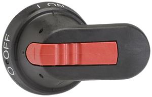 Drehgriff OHB65J6 3×, ABB mit Türkupplung schwarz