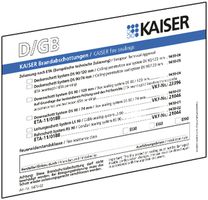 Kennzeichnungsschild AGRO für Kabel und Rohrdurchführungen