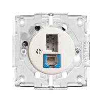 EB-Dose T+T 6P/1×RJ45 DSL-Breitband weiss Standard