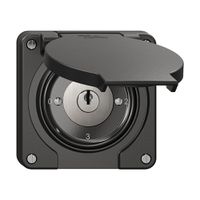 Interrupteur rotatif NEVO N.CO 5/1L, avec serrure&2 clés, KS, 0-1-2-3, noir