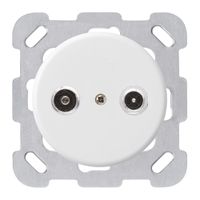 UP-Antennendose basico TV-R 14dB Durchgangsdose weiss