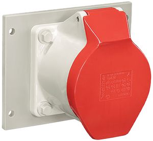 EB-Steckdose CEEtyp 5L 32A J25/J40, gerade