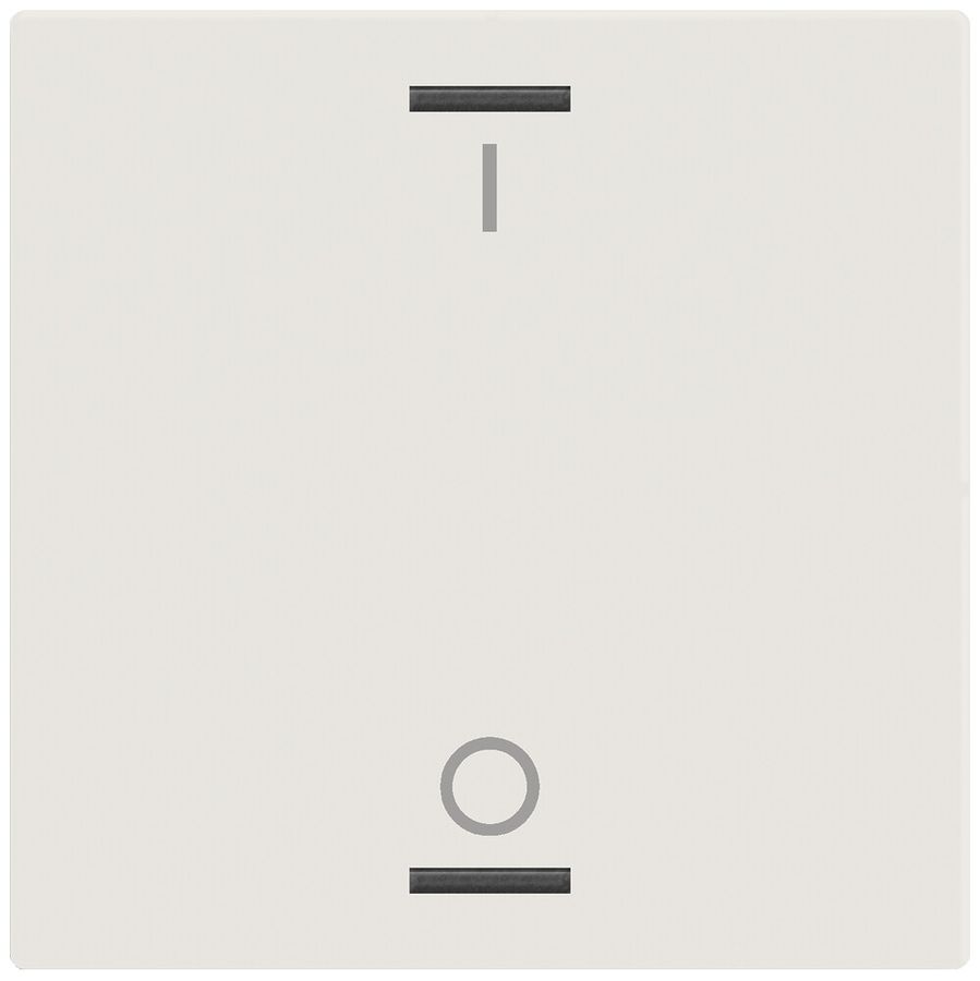 Bascule MDT TAL-60W1B11.02 1t/2a p.touches tactiles blanc mat "I/O"