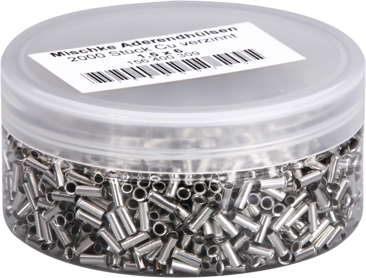 Aderendhülse Mischke E DIN 46228 1.5mm²/6mm blank Cu-verzinnt