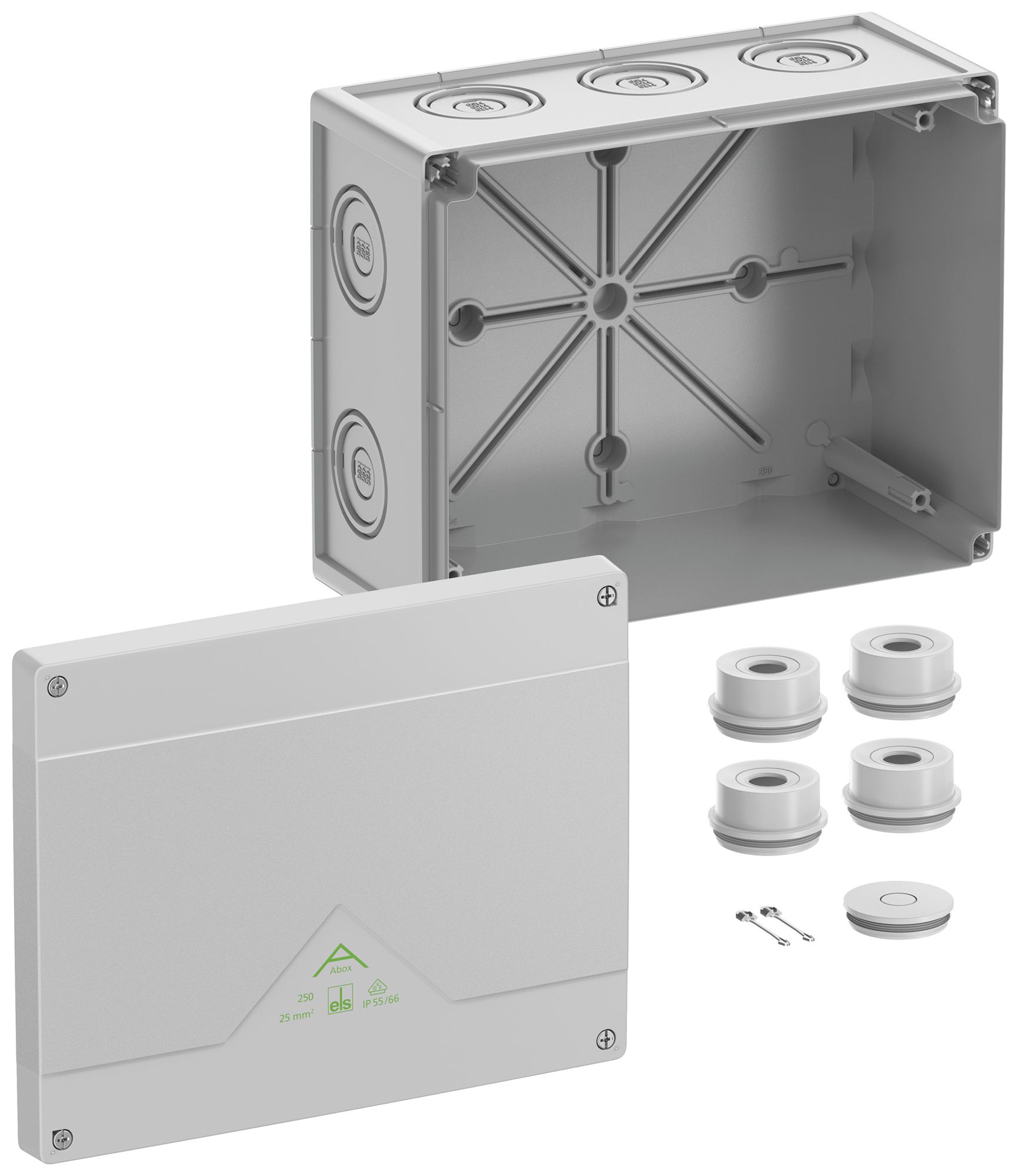 AP-Abzweigdose Spelsberg Abox 250-L 202×252×120mm IP66 gu