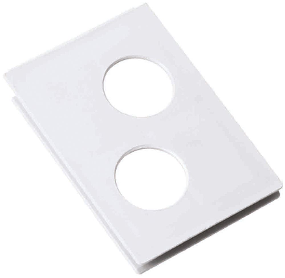 Flanschplatte zu weber.hsa mit Mutter 2×M32 Abgang oben