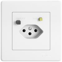 UP-Steckdose FI EDIZIO.liv  1×T13 ws