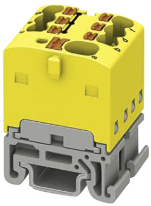 Verteilerblock PX PTFIX 4/6X1.5-NS15A YE