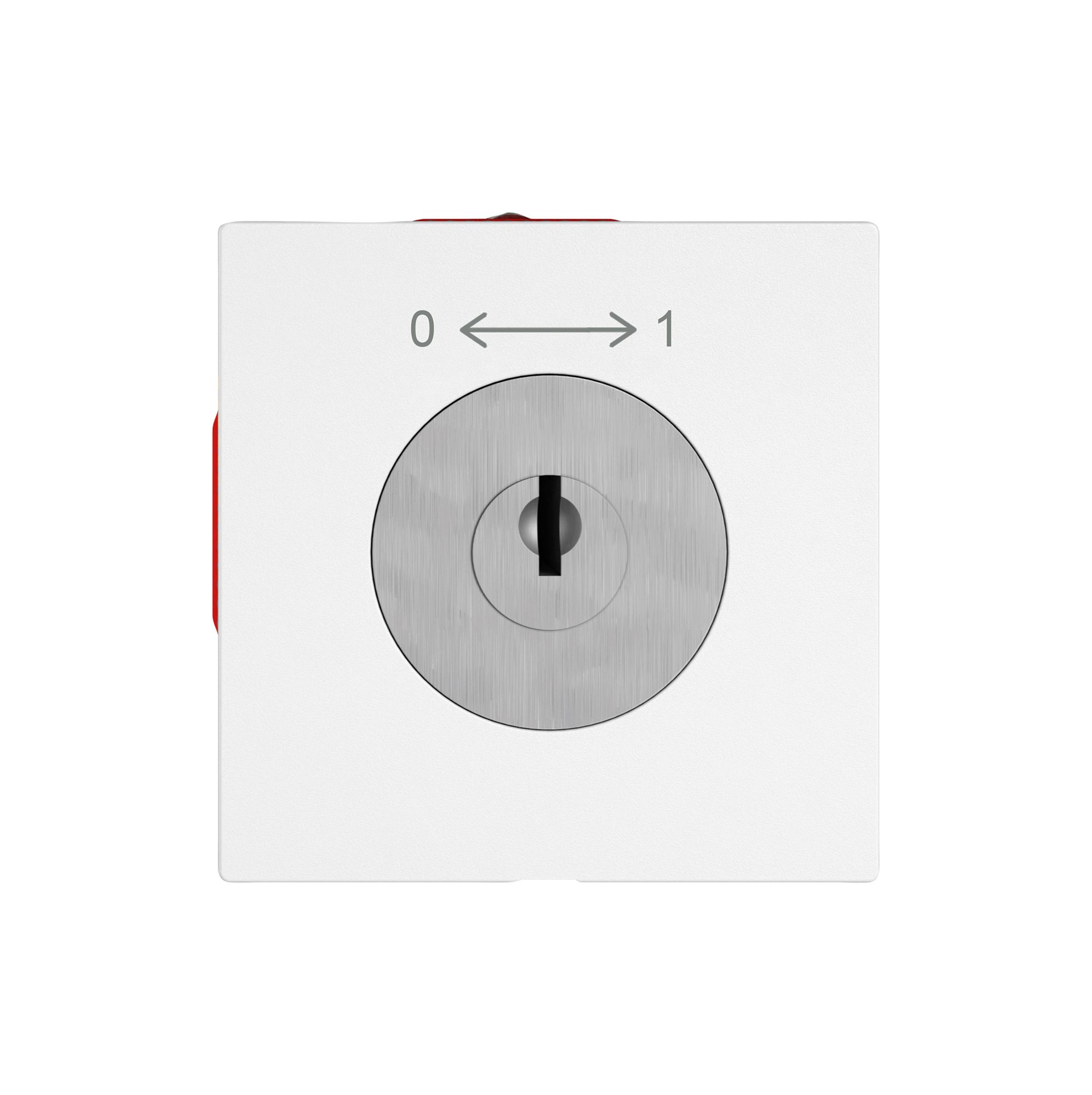 Contact pivotant EDIZIO.liv SNAPFIX® 0<->1/1P avec serrure & 2 clés bc