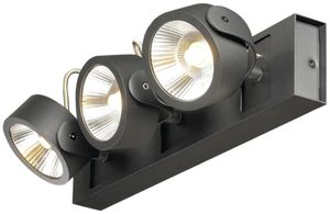 Plafoniera/Lampada muro LED SLV KALU 3, 47W 3000K regolabile 60° IP20 nero