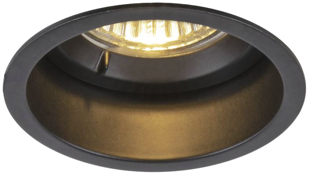 Downlight SLV HORN GU10 25W Ø76mm alluminio nero