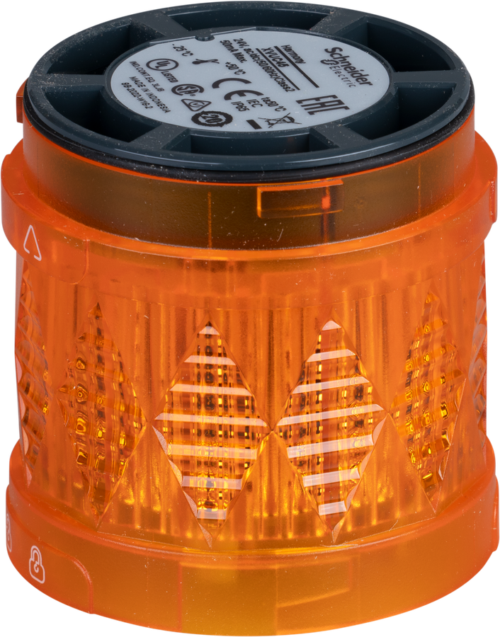 LED-Leuchtelement Blinklicht orange 24V AC/DC