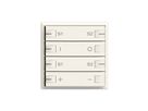 Frontset ON-OFF Dimmer Szene 4T mit LED ZEP EDIZIOdue weiss