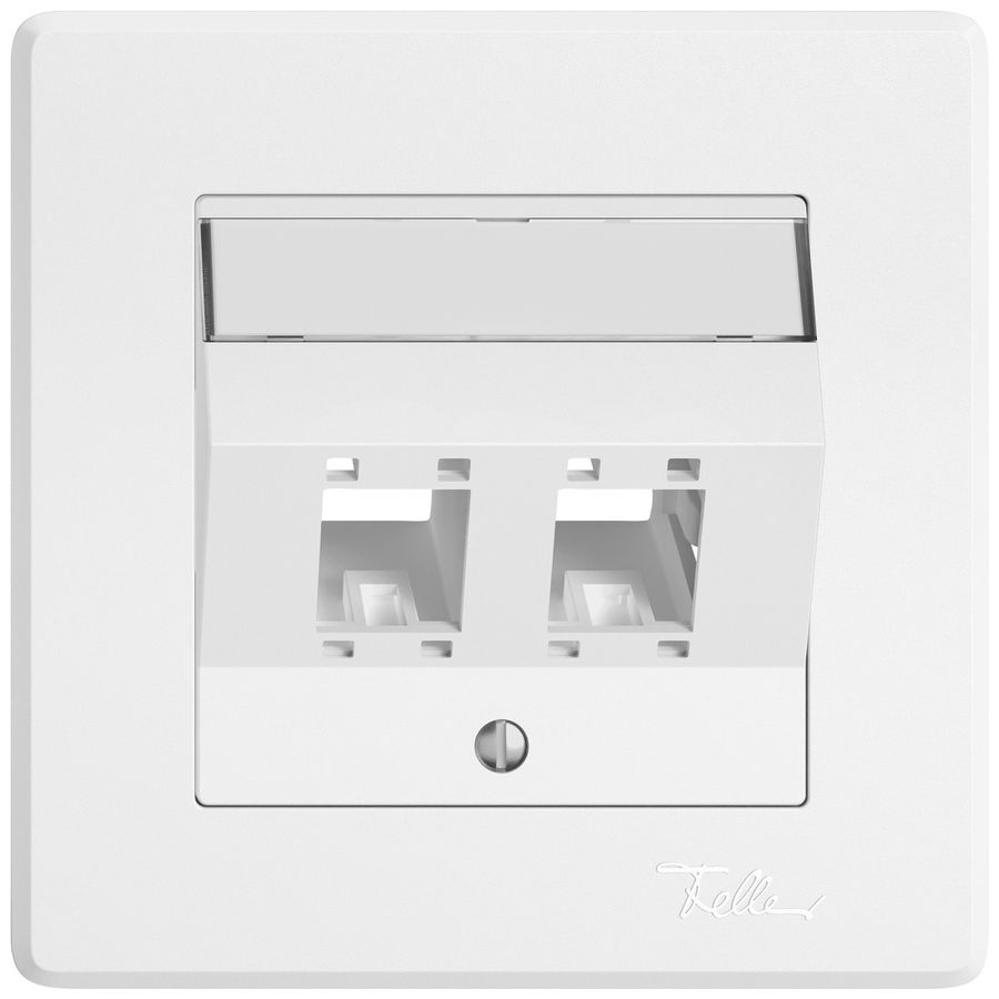 UP-Montageset EDIZIO.liv SNAPFIX® für freenet Kat.5e/6 Adapter 2× ws