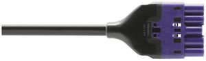 Câble de raccordement Woertz, fiche 5L C1, 1m, sans halogène, fin libre, Cca