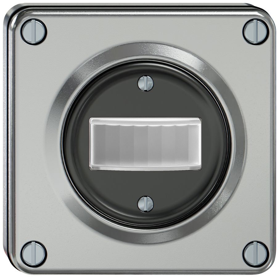 Rilevatore di movimento INC ELEMENT pirios PIR 180° IP20 alluminio