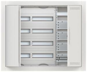 Distributeur ENC ABB ComfortLine 4 rangées 96UM a.porte ventilée 865×714×125mm
