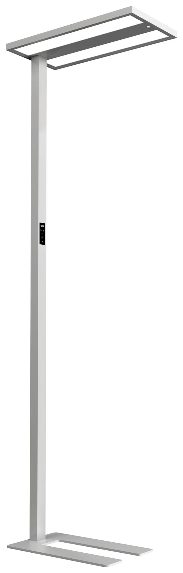 LED-Stehleuchte DOTLUX MASTERhcl 107W 14445lm 3000…6000K PIR SEN DSI Silber