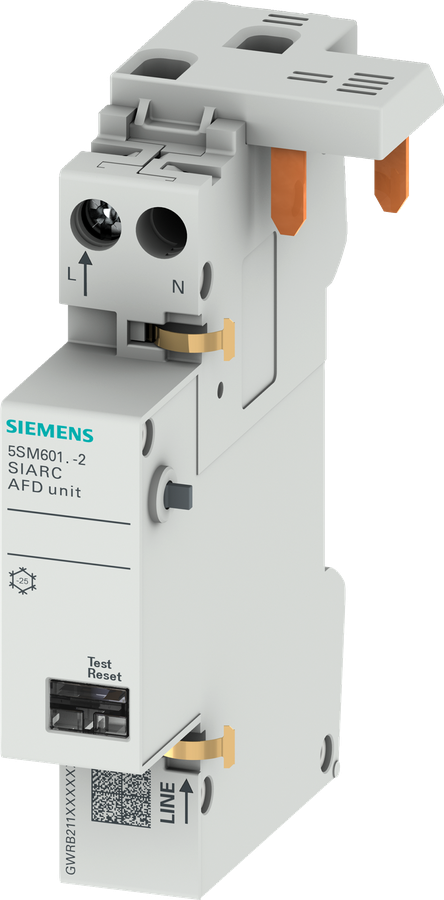 Brandschutzschalter SENTRON AFDD für LS und FI/LS 1TE, 1…16A/230V