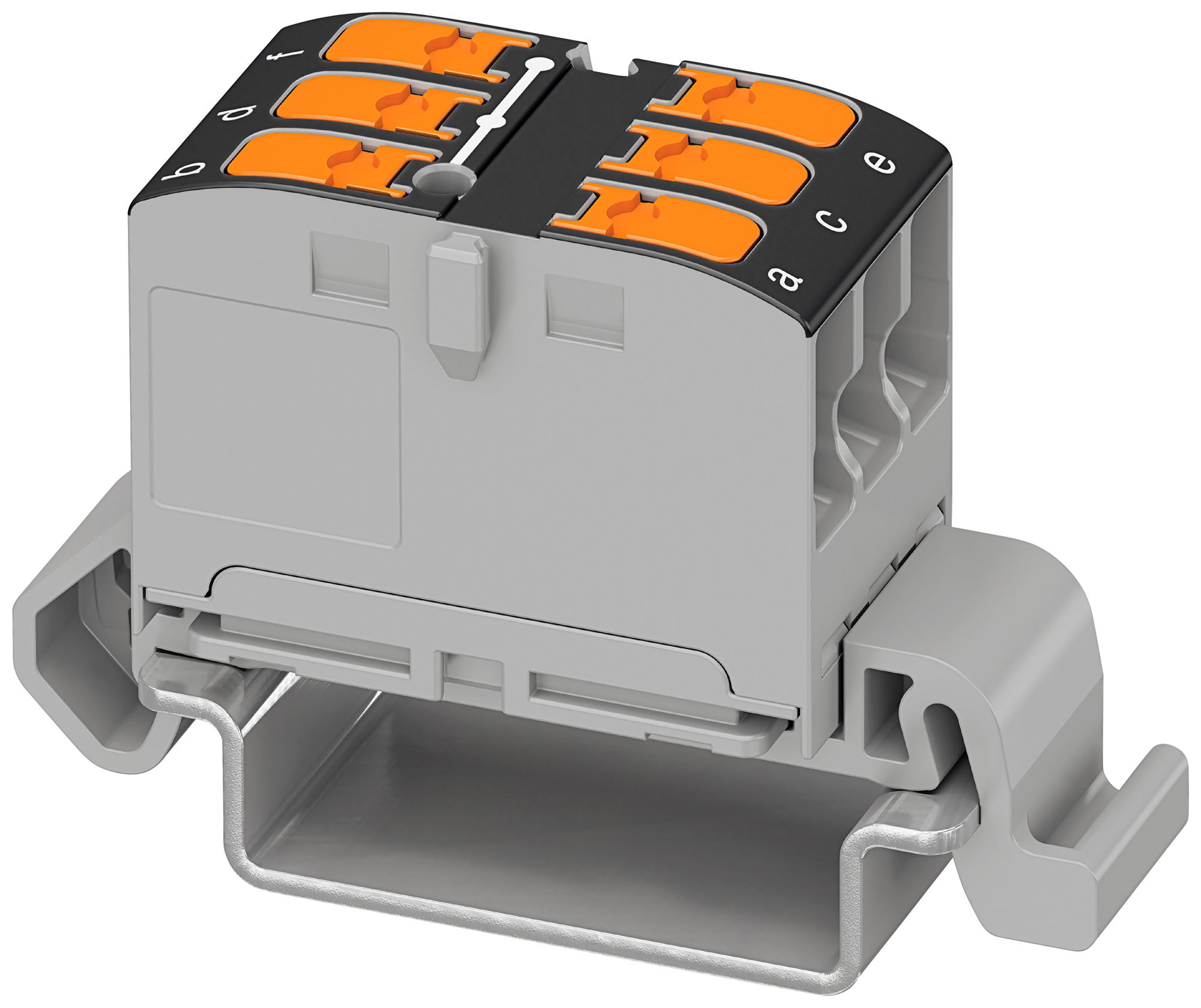 Verteilerblock PX PTVFIX 6X2,5-NS35A BK