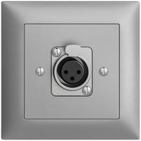 Kit di montaggio INC EDIZIOdue XLR 3L P silver