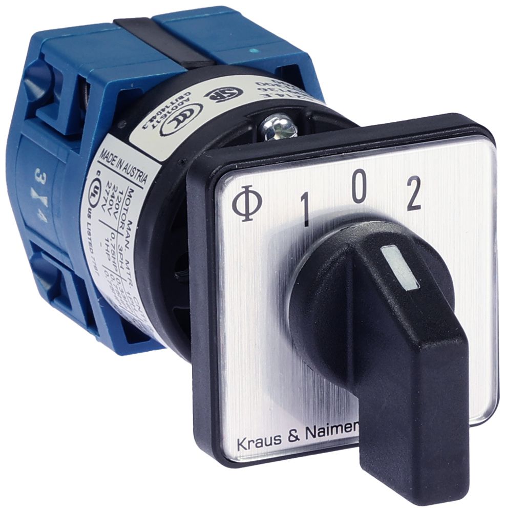 EB-Schwenktaster K&N CG4.A214.E, 10A/400V 1L 30×30mm "1-0-2"