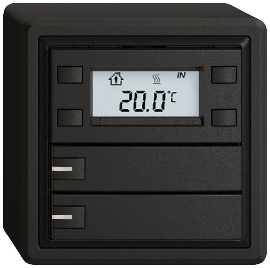 Poussoir RTH AP EDIZIO.liv SNAPFIX® a.RGB-LED 2×touches comm.1T no