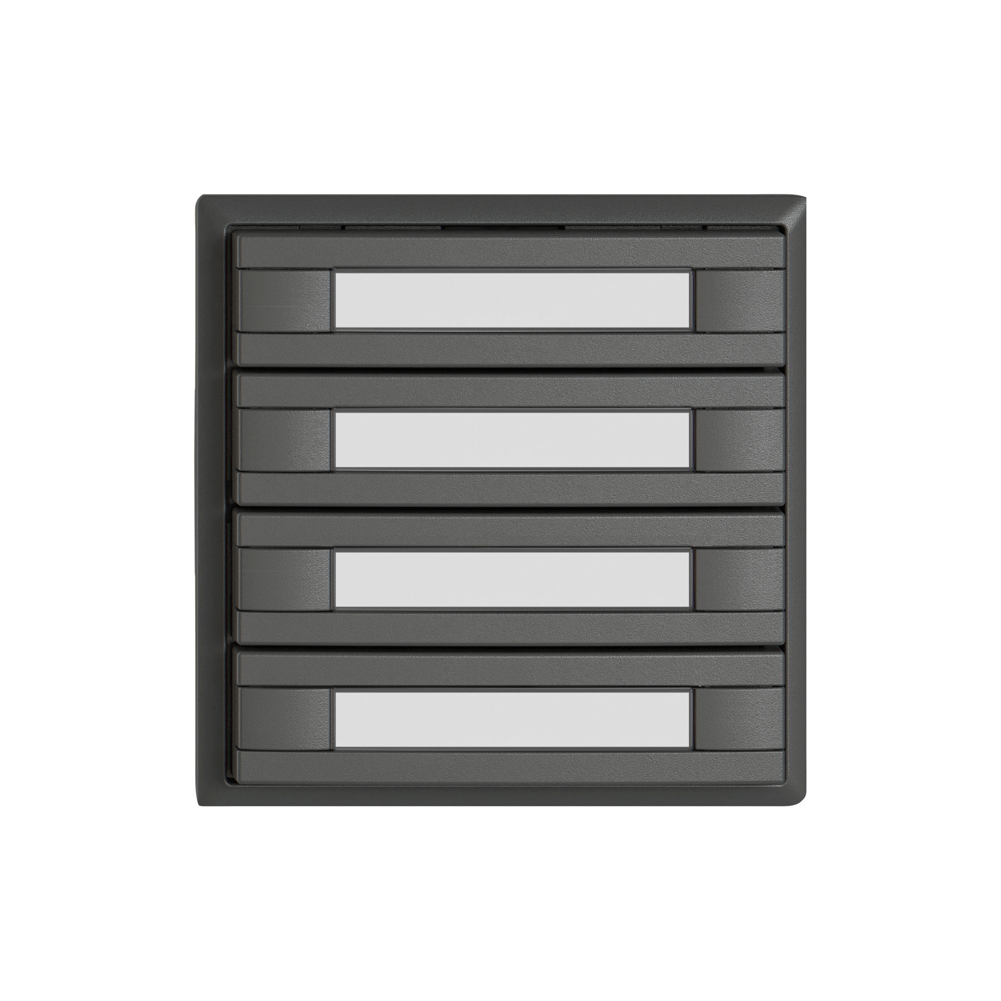 Pulsante KNX RGB EDIZIO.liv SNAPFIX® sensore temp.s.LED targ.8× com.1T grs