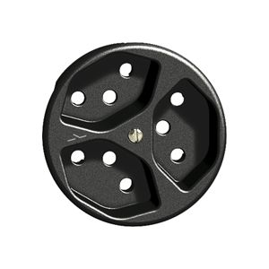 Frontset FH zu Steckdose 3×T13S schwarz