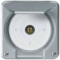 Interruttore a chiave quadrata INC robusto IP55 con coperchio S3/1P all combi