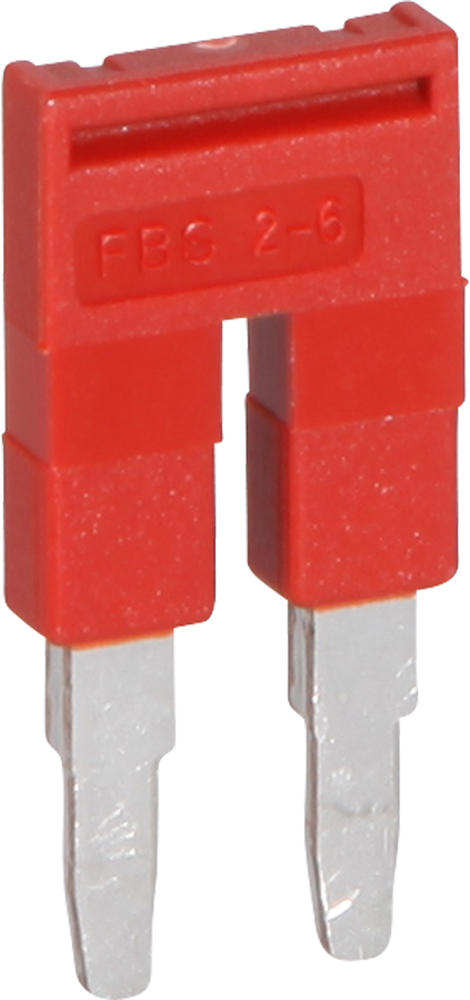 Steckbrücke 6mm 2L rot CLIPLINE