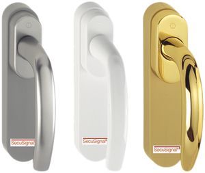 RF-Fenstergriff Omnio alu ohne Batterie