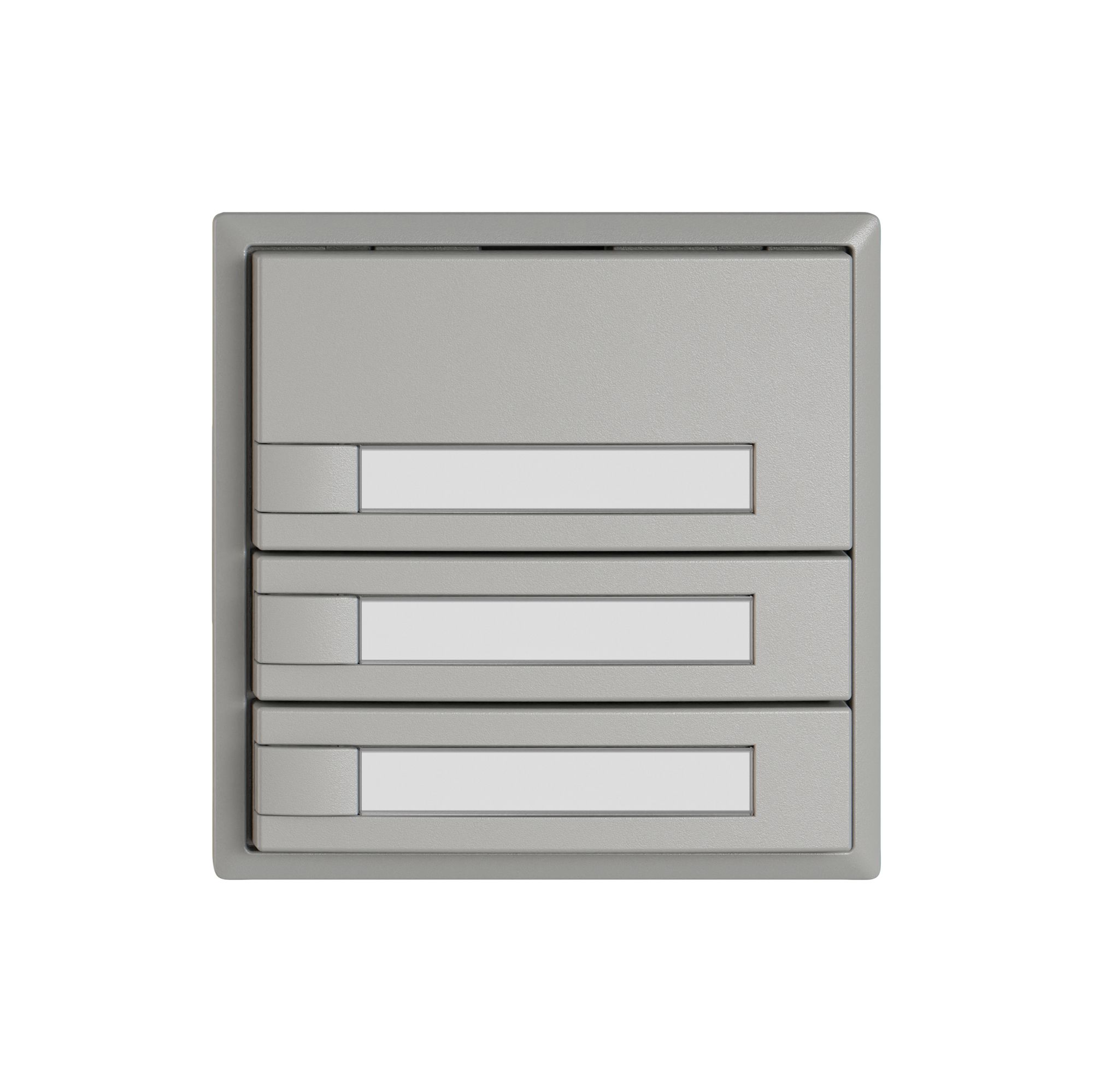 Pulsante KNX RGB EDIZIO.liv SNAPFIX® sensore temp.s.LED targ.3× com.1T grc