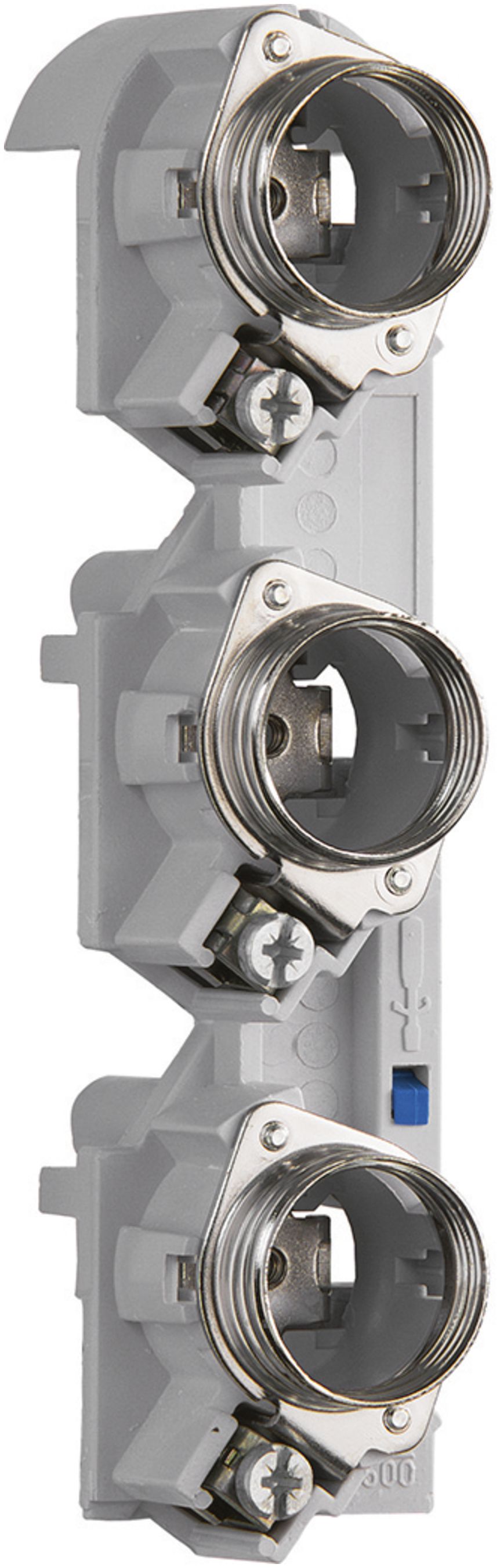 Sicherungssockel Weber, DII, 500V, 25A, für Sammelschienendicke 10mm