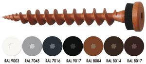 Isolationsschrauben PROFIX IPS RAL 9003 8×80mm T25