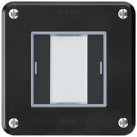 UP-Taster robusto A KNX 2× RGB LED s/e-link schwarz