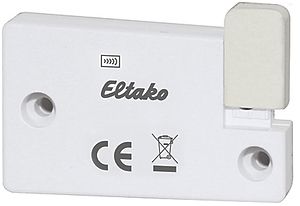 Contact interrupteur de fenêtre RF AP Eltako FFTE, sans pile, blanc pur