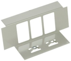 Placca di montaggio Woertz con 3 fori FLF