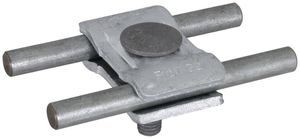 Connettore parallelo DEHN/elvatec p.conduttore tondo Ø6…22mm zincato immersione