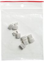 Module latéral 10pcs EDIZIOdue silver, avec LED