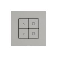 Bedienaufsatz zu Storenschalter EDIZIO.liv Wiser SNAPFIX® 1K Szene 4T hgu