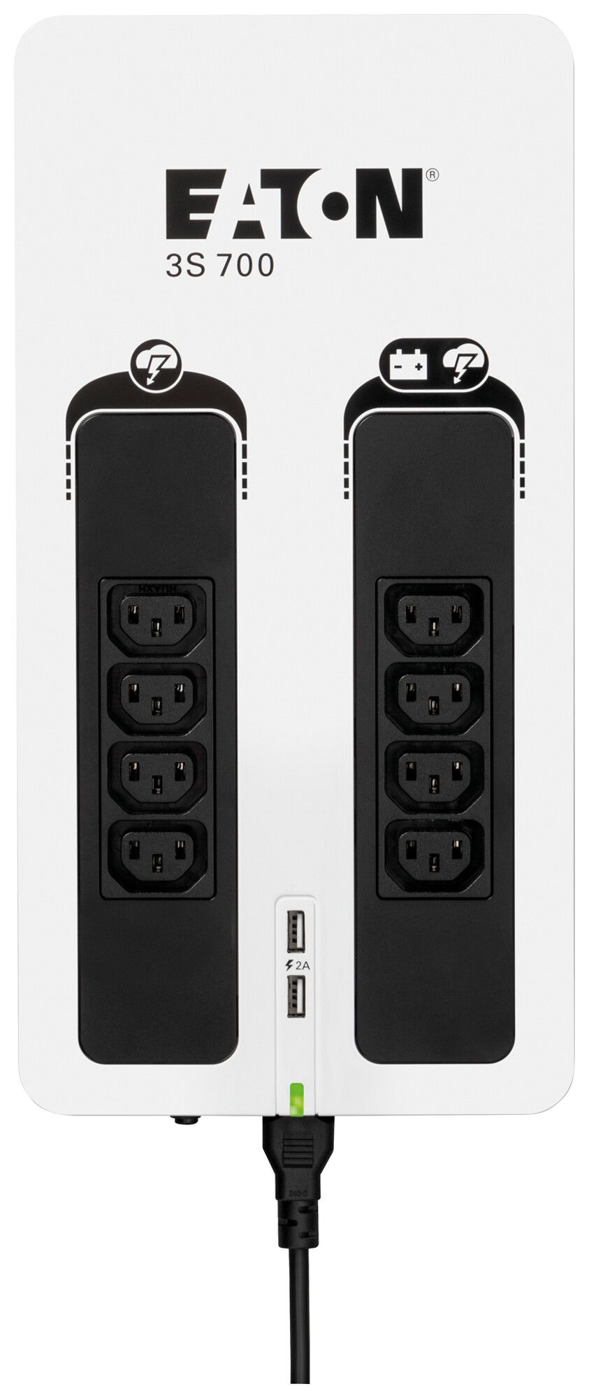 Alimentation ASI Eaton 3S 700 IEC 1L/1L 700VA hors ligne