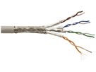 Datenkabel Roline Stranded Kat.6A S/FTP 4P AWG26 500MHz PVC grau 300m