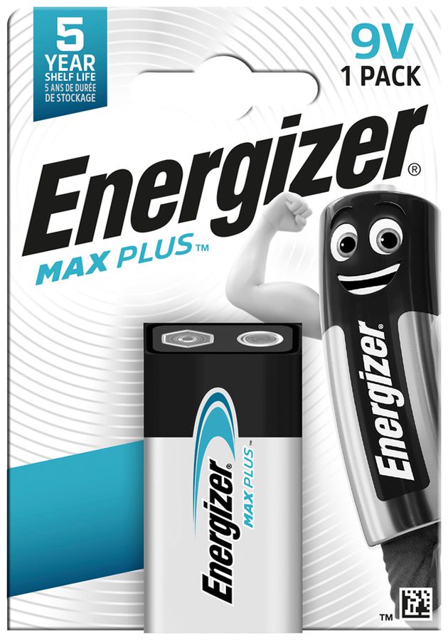 Batterie Alkali Energizer Max Plus 6LR61 9V Blister à 1 Stück