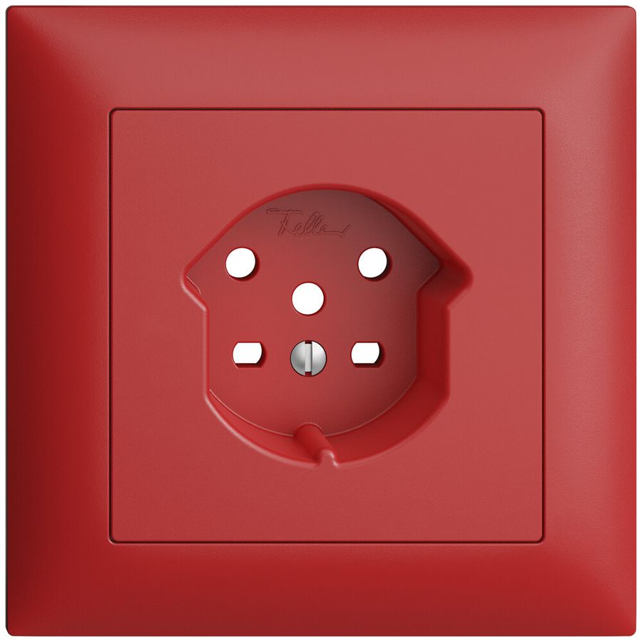 UP-Frontset EDIZIOdue berry 88×88mm 1×T15