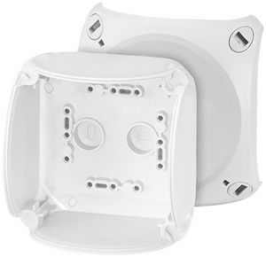 Boîte de dérivation AP Hensel KF H 4mm² sans bornes gris